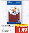 Entenbrust Snacks von Dokas für 1,49 € bei E center im Angebot Entenbrust Snacks von Dokas im aktuellen E center Prospekt