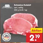 Netto Marken-Discount Dieblich - Schweine-Kotelett Angebot im Prospekt Schweine-Kotelett bei Netto Marken-Discount im Dieblich Prospekt für 2,19 €