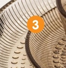 Assiette à dessert noir fumé motif en relief en promo chez B&M La Rochelle à 1,98 €