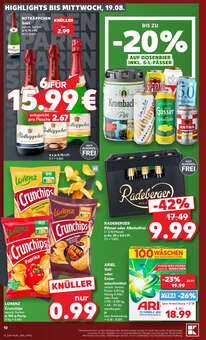 Bier im Kaufland Prospekt "Hier bin ich richtig" mit 63 Seiten (Rottenburg (Neckar))