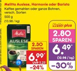 Auslese, Harmonie oder Barista Angebote von Melitta bei Netto Marken-Discount Wismar für 6,49 €