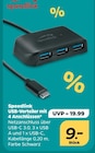 USB-Verteiler mit 4 Anschlüssen im Angebot bei Netto mit dem Scottie in Schwerin USB-Verteiler mit 4 Anschlüssen Angebote von Speedlink bei Netto mit dem Scottie Schwerin für 9,00 €