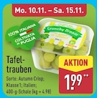 Crunchy Dream Tafeltrauben im ALDI Nord Prospekt Crunchy Dream Tafeltrauben im aktuellen ALDI Nord Prospekt für 1,99 €