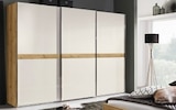 Schwebetürenschrank Ajana, Asteiche Nachbildung/champagner, 271 x 223 cm Angebote von MONDO Design bei HARDECK Essen für 1.299,00 €