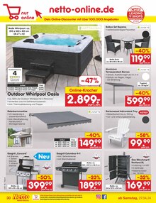 Sonnensegel im Netto Marken-Discount Prospekt "Aktuelle Angebote" mit 50 Seiten (Wolfsburg)