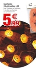 Guirlande 20 citrouilles LED en promo chez Bazarland Guirlande 20 citrouilles LED dans le catalogue Bazarland