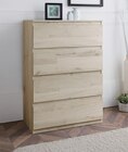Commode 4 tiroirs - B&M à Metz Commode 4 tiroirs en promo chez B&M Metz à 72,95 €