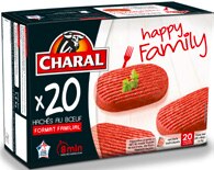 Hachés au boeuf surgelés happy family - Carrefour à Sevran Hachés au boeuf surgelés happy family en promo chez Carrefour Sevran à 10,81 €