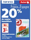 TRUITE FUMÉE à Auchan Supermarché dans Annot