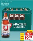 Münchner Hell oder Alkoholfrei im Netto Marken-Discount Prospekt Münchner Hell oder Alkoholfrei von Spaten im aktuellen Netto Marken-Discount Prospekt für 12,99 €