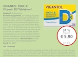 1000 I.E. Vitamin D3 Tabletten bei LINDA Premiumapotheke im Esens Prospekt für 5,90 €
