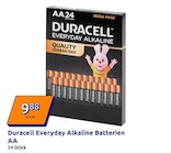 Everyday Alkaline Batterien AA im Angebot bei Action in Neumünster Everyday Alkaline Batterien AA Angebote von Duracell bei Action Neumünster für 9,88 €