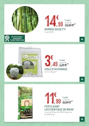 Prix et réduction Bambou dans le prospectus Botanic en cours Offre Bambou dans le catalogue Botanic du moment à la page 6