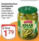 Knax Gewürzgurken im Angebot bei GLOBUS in Braunschweig Knax Gewürzgurken Angebote von Hengstenberg bei GLOBUS Braunschweig für 1,79 €