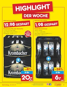 Krombacher im Netto Marken-Discount Prospekt "Aktuelle Angebote" mit 64 Seiten (Schwerin)