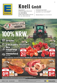 Aktueller EDEKA Prospekt "Aktuelle Angebote" für Dormagen Aktueller EDEKA Prospekt für Dormagen mit Seiten