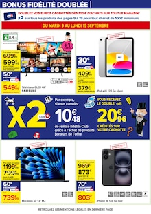 Promo Perceuse dans le catalogue Carrefour du moment à la page 7