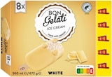 8 bâtonnets vanille et chocolat blanc - BON GELATI en promo chez Lidl Toulouse à 4,05 €