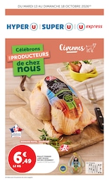 Catalogue Hyper U à Alès, avec 4 pages Prospectus Hyper U à Alès: "Célébrons LES PRODUCTEURS de chez nous", 4} pages, 13/10/2026 - 18/10/2026