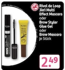 3in1 Multi Effect Mascara, Brow Styler Glue Gel oder Brow Mascara von Rival de Loop im aktuellen Rossmann Prospekt für 2,49 €