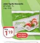 Bio Mozzarella Angebote von Jeden Tag bei GLOBUS Halle für 1,19 €