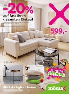 mömax Prospekt bis zu -20% auf fast Ihren gesamten Einlauf mit 12 Seiten