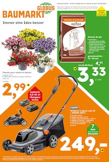 Prospectus Globus-Baumarkt à Entrange, "GLOBUS BAUMARKT Immer eine Idee besser", 24 pages de promos valables du 02/06/2025 au 07/06/2025