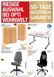 Schreibtisch im Opti-Wohnwelt Prospekt in Neubrandenburg Aktueller Opti-Wohnwelt Prospekt mit Schreibtisch, "Der trendige Möbeldiscount", Seite 21