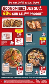 Poulet Angebote im Prospekt "DÉCOUVREZ NOS MÉGA FORMATS À PRIX DISCOUNT" von Aldi Poulet Angebote im Prospekt "DÉCOUVREZ NOS MÉGA FORMATS À PRIX DISCOUNT" von Aldi auf Seite 4