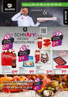 Cola im aktuellen Selgros Prospekt (Norderstedt) Cola im Selgros Prospekt "HIER KAUFEN PROFIS & GENIESSER" mit 20 Seiten (Norderstedt)