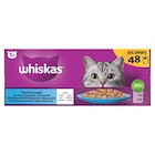 Sachets repas pour chats - WHISKAS en promo à 11,80 € chez Carrefour Sachets repas pour chats - WHISKAS dans le catalogue Carrefour