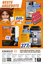 Kaffeeautomat im expert Prospekt in Wismar Aktueller expert Prospekt mit Kaffeeautomat, "Top Angebote", Seite 16