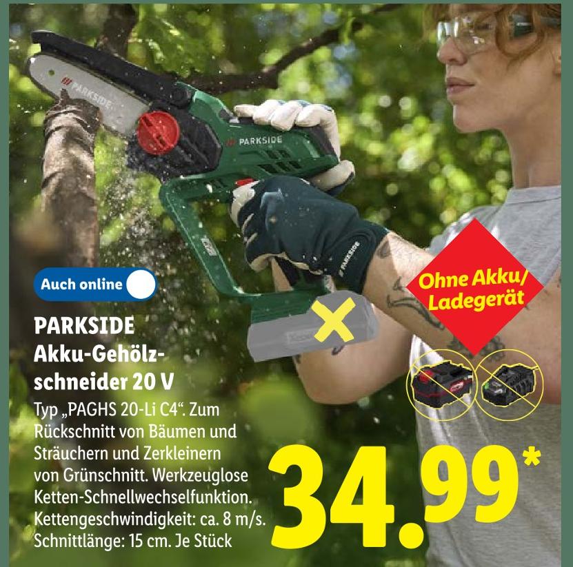 Akku-Gehölzschneider 20 V