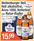 Weltenburger Hell im Angebot bei Getränke City in München Weltenburger Hell Angebote von Weltenburger Kloster bei Getränke City München für 15,99 €