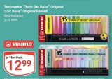 Aktuelle Schreibwaren Angebote bei GLOBUS in Duisburg Aktuelles Textmarker Tisch-Set Boss Original Angebot bei GLOBUS in Duisburg ab 12,99 €