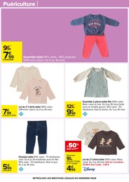 Prix et réduction Pantalon dans le prospectus Carrefour en cours Offre Pantalon dans le catalogue Carrefour du moment à la page 75