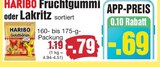 Fruchtgummi oder Lakritz bei Frischemarkt Frauen im Prospekt "" für 0,69 €