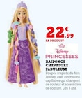 Raiponce Chevelure Fabuleuse - Disney Princesses - Super U à Alençon Raiponce Chevelure Fabuleuse - Disney Princesses en promo chez Super U Alençon à 22,99 €