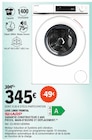 Lave linge frontal - Sharp en promo chez E.Leclerc Fameck à 345,00 €