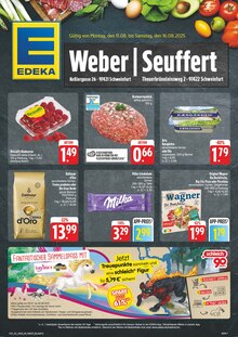 EDEKA Prospekt "Wir lieben Lebensmittel!" mit  Seiten (Schweinfurt)