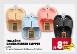 Aktuelle Schuhe Angebote bei E center in Mannheim Aktuelles Tollkühn Damen/Herren Slipper Clou Angebot bei E center in Mannheim ab 8,99 €