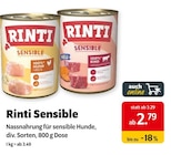 Rinti Sensible im Das Futterhaus Prospekt Rinti Sensible im aktuellen Das Futterhaus Prospekt für 2,79 €