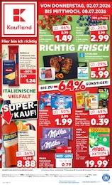 Kaufland Prospekt für Bergheim: "Hier bin ich richtig", 64 Seiten, 02.07.2026 - 08.07.2026