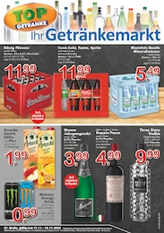 TOP Getränke Prospekt für Düsseldorf mit 4 Seiten TOP Getränke Prospekt für Düsseldorf: "Aktuelle Angebote", 4 Seiten, 17.11.2025 - 22.11.2025