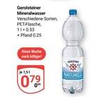 Mineralwasser Angebote von Gerolsteiner bei GLOBUS Jena für 0,79 €