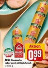 Aktuelles Leberwurst mit Kalbfleisch Angebot bei REWE in Recklinghausen ab 0,99 €