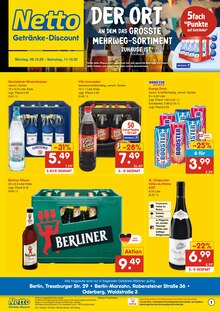 Netto Marken-Discount Oderberg Prospekt "DER ORT, AN DEM DU IMMER AUSGEZEICHNETE PREISE FINDEST." mit 6 Seiten