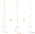 LED-Sternen-Lichtervorhang von HOME CREATION für 9,99 € bei ALDI SÜD im Angebot LED-Sternen-Lichtervorhang von HOME CREATION im aktuellen ALDI SÜD Prospekt