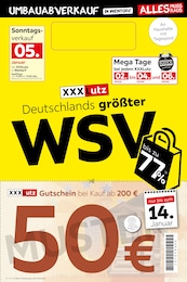 XXXLutz Möbelhäuser Prospekt für Gudow: "Deutschlands größter WSV", 8 Seiten, 27.12.2024 - 14.01.2025