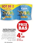 Pâtes Fraîches Girasoli - Rana en promo chez Super U Pâtes Fraîches Girasoli - Rana dans le catalogue Super U